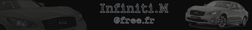 Bannire d'accueil du site http://infiniti.m.free.fr/, consacr  la Infiniti M